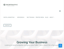 Tablet Screenshot of growtraffic.co.uk